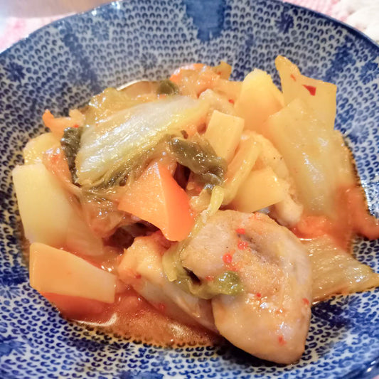 残りキムチと肉野菜炒め│aunt spoonの簡単レシピ_Vol.21